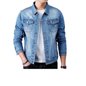 Veste en jean slim 100 % coton pour hommes et adolescents - Séchage rapide, respirante, logo frontal - Vente en gros - Product Image 5