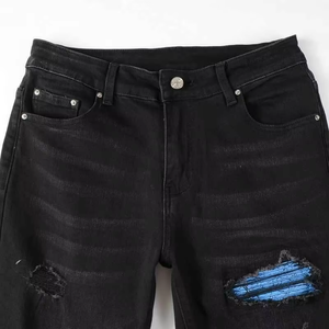 Nouveaux jeans tendance sur mesure pour hommes, jeans skinny pour hommes, pantalons en denim à bas prix et de haute qualité - Product Image 4