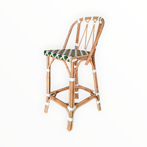 เก้าอี้บิสโทรยอดนิยมสำหรับร้านกาแฟ ร้านอาหาร พื้นที่สาธารณะในที่พักอาศัย - หวายสังเคราะห์ถักทออย่างดี รับประกันการถักทอ 3 ปี - Product Image 2