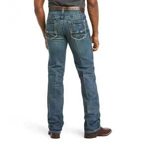 Wholesale High Quality Men's Stretch Jeans Streetwear Style Cargo <b>Pants</b> Casual Denim Trousers - Product Image 5