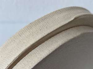 Asas de tela de sarga 100% algodón duraderas para bolsas de compras, 20mm-50mm, al por mayor, resistentes al agua, de alta resistencia, ecológicas - Product Image 5