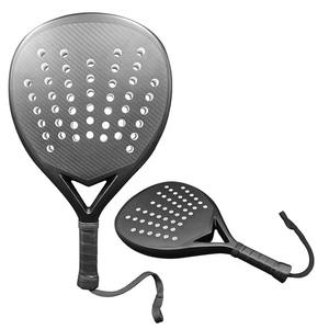 Raquettes personnalisées en fibre de carbone avec logo, cadre en aluminium en forme de larme/diamant, noyau en nylon léger antidérapant en EVA, designs personnalisés - Product Image 2