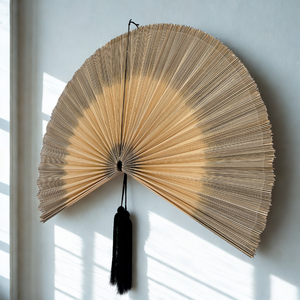 Handmade Bamboo Fan Wall Decor <b>Large</b> Size Natural Boho Art Modern Home Decoration Wall Fan <b>Headboard</b> Made by KingCraftViet - Product Image 6