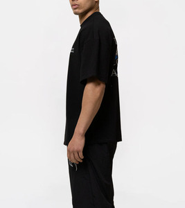 เสื้อยืดโอเวอร์ไซส์สั่งทำขายส่ง ผ้าฝ้ายพรีเมียม สตรีทแวร์ ระบายอากาศได้ดี ผ้าคุณภาพสูง รับผลิตเสื้อผ้าแบบ OEM ODM - Product Image 4