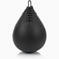 Sac de vitesse d'entraînement en cuir véritable pour la boxe, le MMA et le Muay Thai, professionnel, pour améliorer la vitesse de frappe, OEM, vente en gros