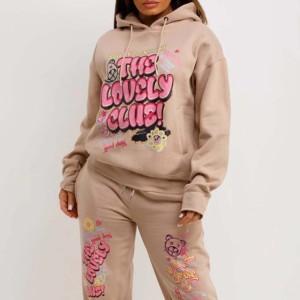 Survêtements d'hiver pour femmes en gros, style hip-hop, 100 % coton, légers, respirants, de haute qualité - Product Image 2