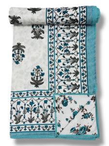 Double Bed Dohar Cotton Bed Blanket Floral Print Dohar Use Also As AC Blanket & <b>Comfortable</b> Bedding Buy Direct From Supplier - Product Image 6