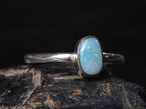 แหวนเงินสเตอริงประดับเพชรโอโอปอลแบบคลาสสิกแหวนเงินแท้เครื่องประดับสำหรับผู้หญิงของขวัญแต่งงาน - Product Image 6