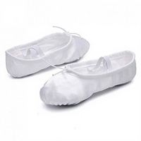 Zapatillas de Ballet Rosas Directas de Fábrica, Diseño Personalizado en Lona, Cuero Suave, Nueva Suela Dividida, Zapatos de Baile para Niñas, Precio