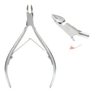 Coupe-ongles professionnels de beauté 5-en-1 en acier inoxydable de haute qualité, personnalisables, outils de coupe et de retrait des cuticules, à mâchoires larges pour doigts - Product Image 4