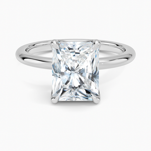 Bague BOJ 065 en argent 925 avec diamant solitaire Elodie taille poire radiant 2 carats couleur D VVS1 Moissanite certifiée GRA – Offre à prix réduit - Product Image 1