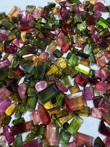 BU GEMS Pierres précieuses naturelles en tourmaline, formes variées, pierres brutes polies, pleochroïques, certifiées par un tiers, 5-10 carats, pour la fabrication de bijoux - Product Image 3