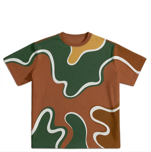 Camiseta Personalizable Ligera de Poliéster y Algodón para Hombre, Diseño Personalizado, Corte Regular, Servicio OEM - Product Image 1