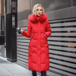 High Quality Winter Warm <b>Bubble</b> <b>Coat</b> Clothes Manufacturer Custom Long Hood Puffer Jacket for Women - Product Image 3