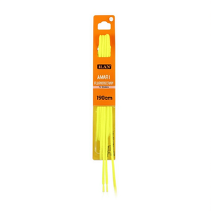 Laccio per scarpe ILAN 90 cm giallo fluorescente per sneakers - Product Image 1