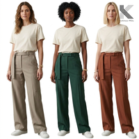 Pantalones Cargo Tejidos 100% Algodón, Sarga de Caballería 275GSM, Corte Relajado, OEM ODM