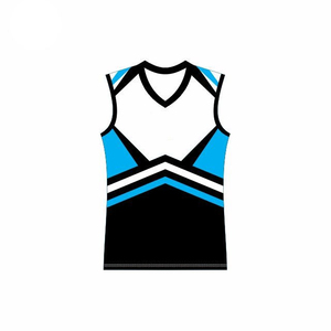 Uniforme de cheerleading pour adultes, sans manches, vert et blanc, jupe style performance, robe de spectacle - Product Image 4