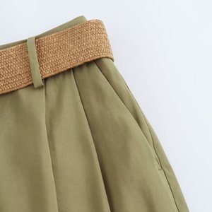 ZATRHMBM Pantalones Cortos Bermuda de Verano para Mujer 2026, Nuevos, Deportivos, Clásicos, Vintage, Cintura Media Elástica, Pierna Ancha, Transpirables, de Secado Rápido - Product Image 4