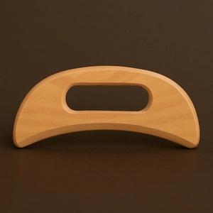 Masajeador Facial Gua Sha de Madera Rústica Ecológica con Madera de Acacia Sólida para Relajación Muscular - Regalo de Año Nuevo - Product Image 3