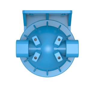 Boîtier 10 pouces à double joint torique, qualité supérieure, étanche, aspect bleu actif, modèle Unik, filetage 1/2 et 1 pouce, produit de montage mural - Product Image 2