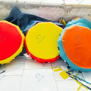 THUY LINH Tube d'équilibre gonflable portable en PVC, jeu de team building extérieur, tapis de jeu gonflable hexagonal pour la maison, les centres de villégiature et les hôtels - Product Image 3