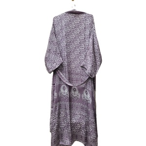 Kimono de seda al por mayor y de fabricación a precio bajo, ropa de vestir con diferentes estampados y colores, kimono surtido Sexy de Sari de seda vintage - Product Image 6