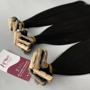 Wholesale Price Best Quality Tape In Hair Extensions 100% Raw Vietnamese Hair Virgin Cuticle Aligned
