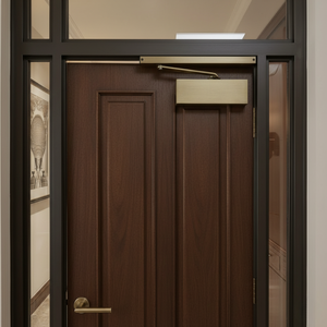 Ferme-porte en aluminium de qualité supérieure | Ferme-porte automatique robuste pour la maison, le bureau et l'usage commercial | Système de fermeture hydraulique fluide - Product Image 3