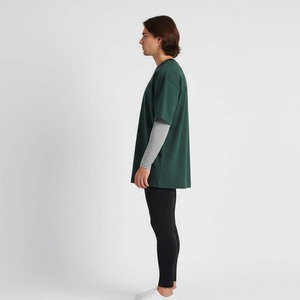 T-shirt de sport surdimensionné pour homme en jersey 100% coton, personnalisé, décontracté, à manches courtes, léger, pour l'été, séchage rapide, respectueux de l'environnement - Product Image 3