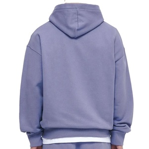 BAS quantité minimale de commande Sweat à capuche uni 100% coton de haute qualité vierge Streetwear Sweat à capuche personnalisé surdimensionné avec fermeture éclair complète Hommes 2026 - Product Image 4