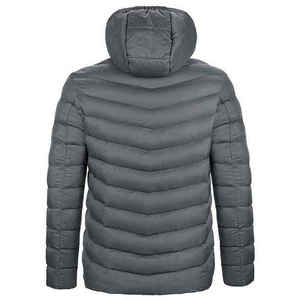 Parka d'hiver épaisse matelassée à capuche, imperméable, coupe-vent et chaude pour activités extérieures et travail dans la neige - Product Image 5