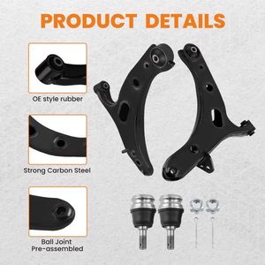 Kit Bracci di Controllo Inferiori Anteriori in Alluminio e Acciaio con Giunto Sferico per Subaru Legacy Outback 2010-2014 - Product Image 4