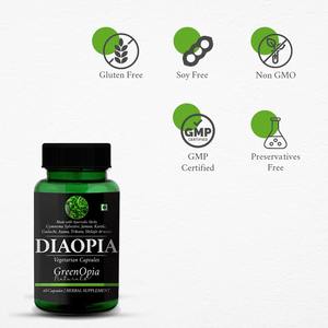 Cápsulas Herbales GreenOpia para el Cuidado de la Diabetes |   Suplemento Nutricional a Base de Plantas |   Fórmula de Apoyo Diario para el Bienestar - Product Image 5