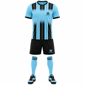 Maillots de football pour adultes en gros – Dernier design, manches courtes, antibactériens, respirants, 100 % polyester, tissu mesh, impression numérique, OEM - Product Image 1