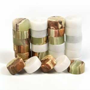 Piezas de Ajedrez de Ónix Hechas a Mano con Caja de Almacenamiento Gratuita, Juego de Piedras Naturales Premium para Regalos, Decoración del Hogar y Diversión en Viajes - Product Image 1