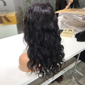 Peluca con malla frontal Extensiones de cabello crudo vietnamita súper gruesas Personalizar todos los colores y estilos 100% Cutícula alineada - Product Image 5