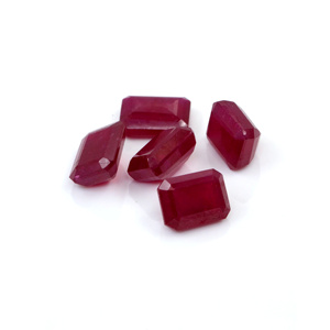 Rubis naturels de Bangkok, octogones calibrés 10x12mm, pierres précieuses de rubis naturelles facettées pour la fabrication de bijoux, prêtes à l'emploi - Product Image 3
