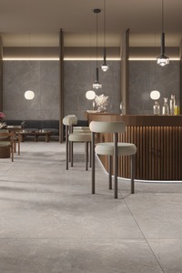 Losas de Porcelana Pulida Gris Nordace, Superficies Elegantes con Efecto Mármol para Interiores de Lujo - Product Image 3