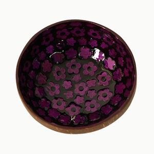 Bols de service en coquille de noix de coco naturelle laquée vietnamienne, polis, modernes, écologiques, pour cadeaux et décoration intérieure - Product Image 4