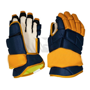 Gants de hockey sur glace personnalisés Veekend Bazar, paire, respirants, en cuir, antidérapants, unisexes, toutes saisons, fermeture à boucle, personnalisables - Product Image 1
