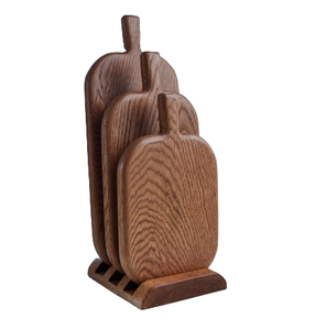 Ensemble de trois planches à découper en bois pour fruits, légumes et fromages, personnalisables, pour la cuisine domestique - Product Image 1