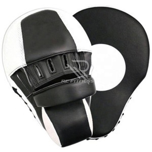 Almohadillas de Boxeo Curvas y Ligeras de Cuero y PU, Herramienta de Entrenamiento de Artes Marciales y Karate de Grado Comercial - Product Image 3