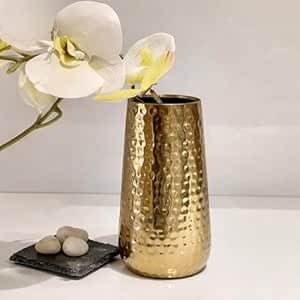 Vase à fleurs en métal fait main, pièce décorative pour la maison, table de salon, design artistique unique et élégant - Product Image 4