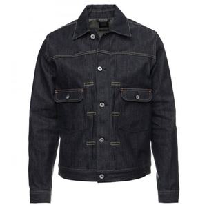 Vente en gros Nouvelle mode 2026 Veste en jean décontractée noire unie en coton délavé pour hommes, Vestes en jean personnalisées pour hommes et femmes - Product Image 1
