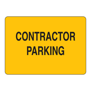 Panneau de signalisation pour chantier Brady Contractor, résistant aux intempéries, haute visibilité, PVC pour chantiers de construction - Product Image 3