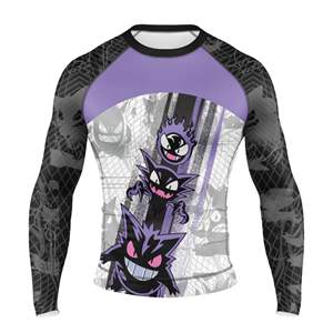 Maillot de Jiu-Jitsu en polyester respirant, écologique et durable, avec coutures plates, imprimé par sublimation, design personnalisé, faible MOQ - Product Image 1