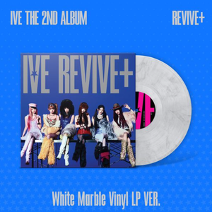 IVE 2ème album [REVIVE+] (Version vinyle LP blanc marbré) (Édition limitée) Langue coréenne Tous âges BW-153 Séoul KR - Product Image 1