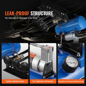 Kit de Bocinas de Tren, 4 Trompetas, Bocinas de Aire de 150dB para Camionetas, Compresor de Aire de 12V y 120 psi con Tanque de 1.6 Gal/6 L - Product Image 5