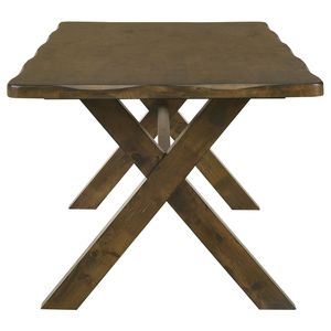Tavolo da Pranzo Rettangolare in Noce Nocciola Collezione Carbon - Product Image 4