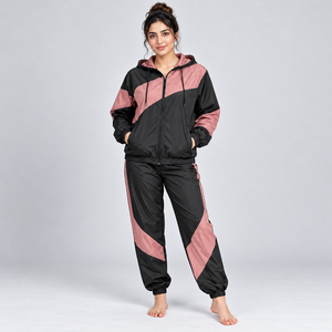 Premium <b>Women</b> <b>Windbreaker</b> Tracksuit Made with Durable Fabric Offers Flexible Fit <b>Women</b> <b>Windbreaker</b> Tracksuit for Outdoor Wear - Product Image 4